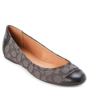 Coach Flats in Black/Gray Size 9.5